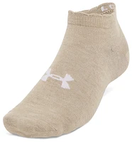 Under Armour Mens Unisex Essential 6pk Low - City Khaki/City Khaki/White