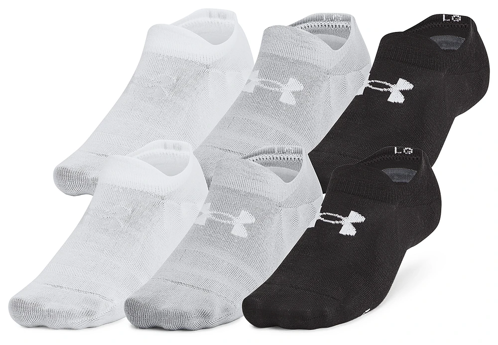 Under Armour Essential 6 Pack Ultra Low Socks - Men's