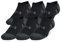 Under Armour Perf Tech 6 Pack No Show Socks - Men's