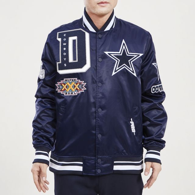 Pro Standard Dallas Cowboys Super Bowl Mash Up Varsity Jacket