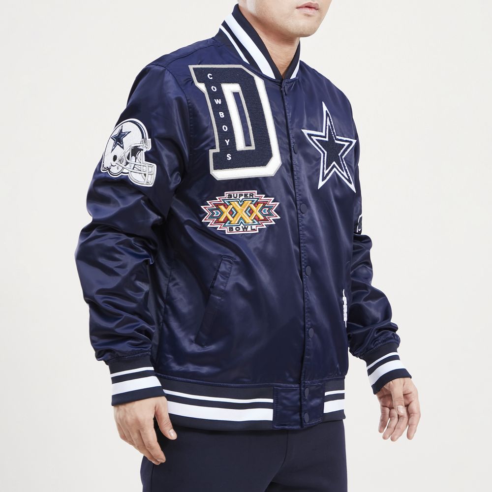 Dallas Cowboys Pro Standard Mash Up Logo Varsity Jacket