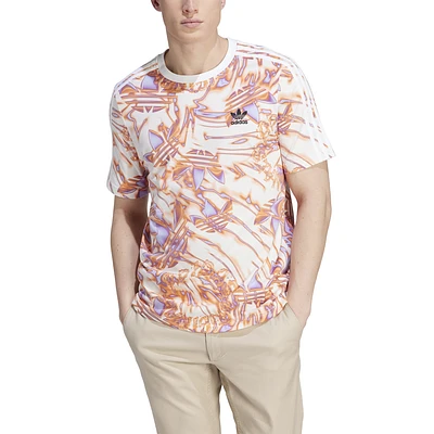adidas Originals 3S All Over Print T-Shirt  - Men's