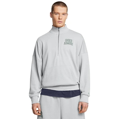 Under Armour Mens Icon Heavyweight Terry OS 1/2 Zip