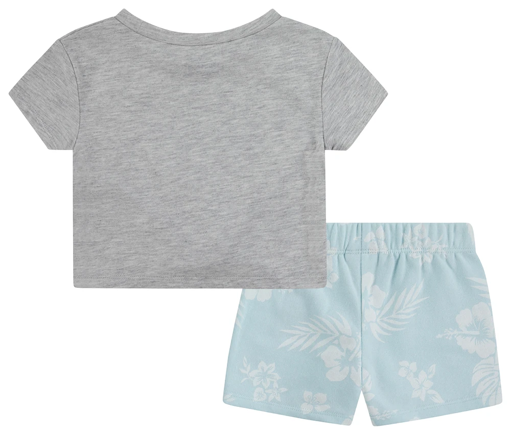 Hurley Ensemble de 2 pièces avec t-shirt et short - Filles, nouveau-né