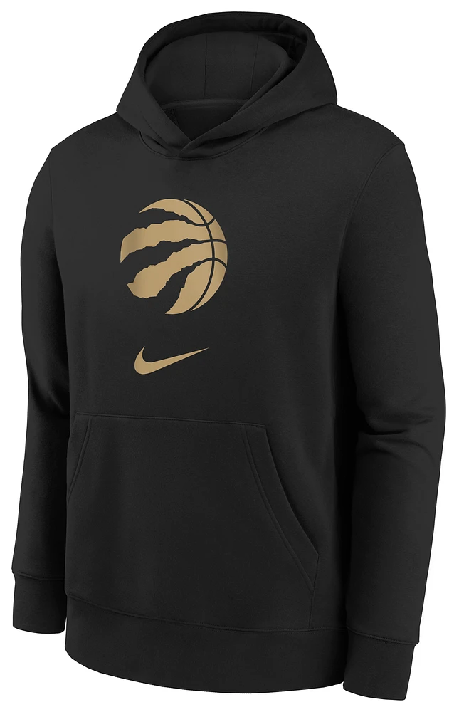 Nike Raptors City Edition Club Pullover Hoodie  - Boys' Grade School