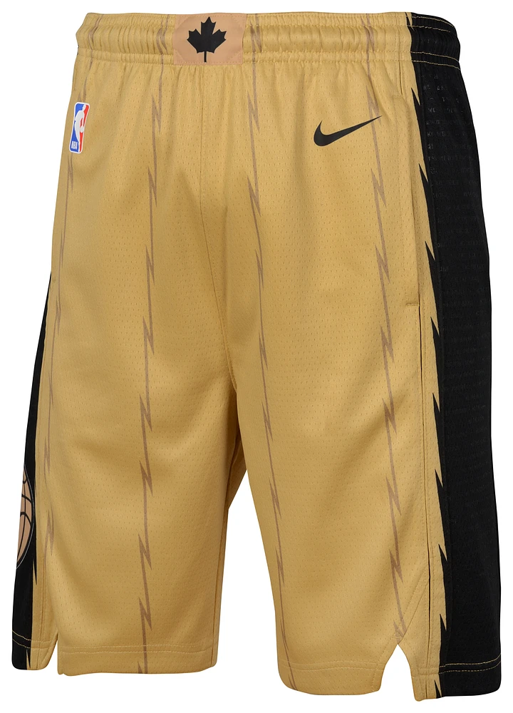 Nike Raptors City Edition Swingman Shorts  - Boys' Grade School