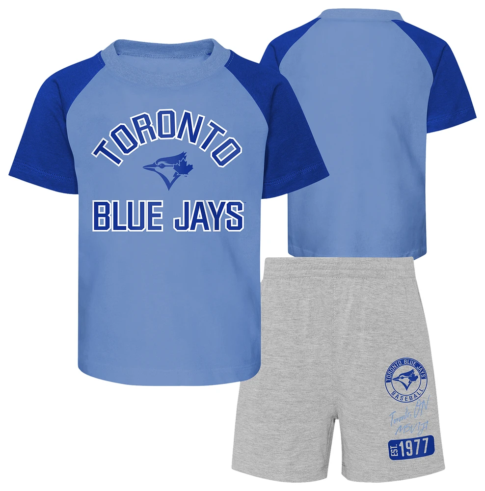 Outerstuff Blue Jays Ground Out Baller T-Shirt  - Boys' Toddler