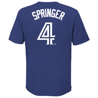 Boys George Springer Blue Jays Name & Number T-Shirt - Boys' Grade School