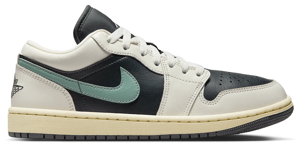 Jordan Womens Jordan AJ 1 Low - Womens Basketball Shoes Anthracite/Jade Size 08.5