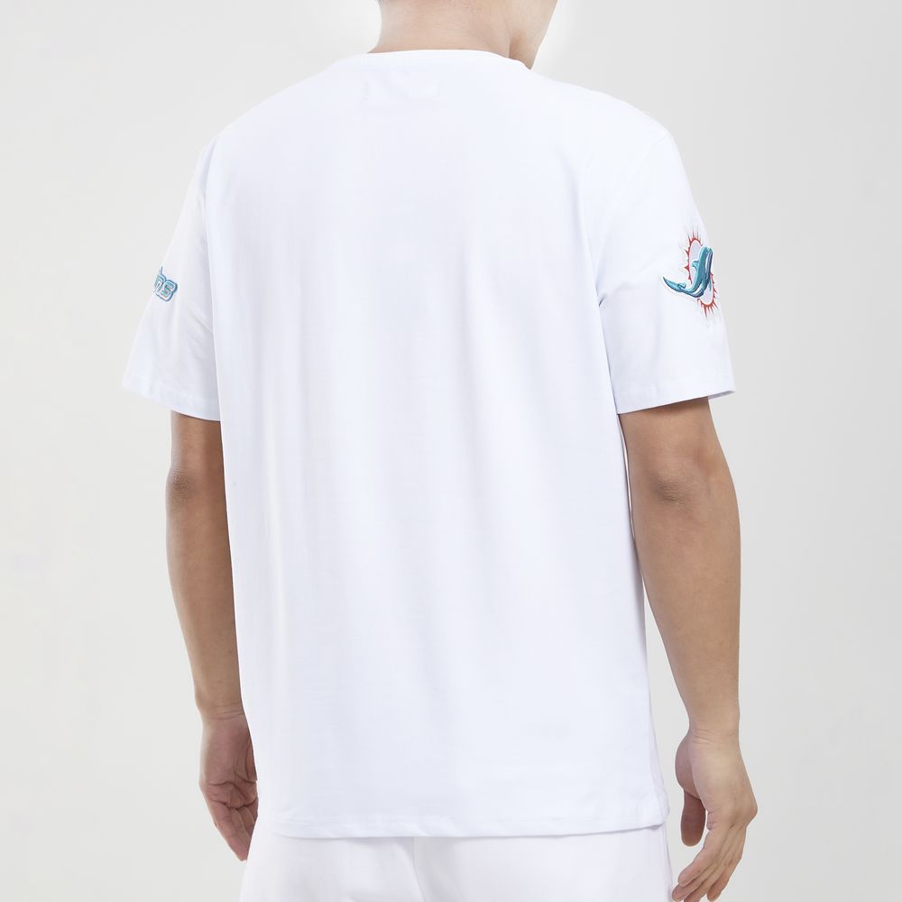 Men's Miami Dolphins Pro Standard White Mash Up T-Shirt