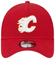 New Era Calgary Flames New Era Flames 9Forty A-Frame Primary Cap - Adult Red