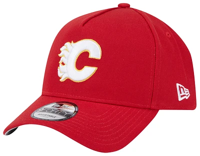 New Era Calgary Flames New Era Flames 9Forty A-Frame Primary Cap - Adult Red