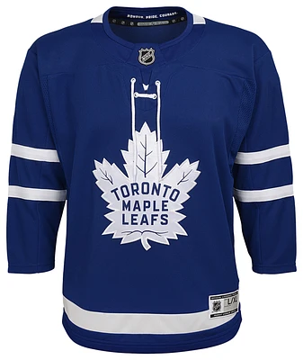 Outerstuff Maillot à domicile Maple Leafs Premier - Garçons, Scolaire