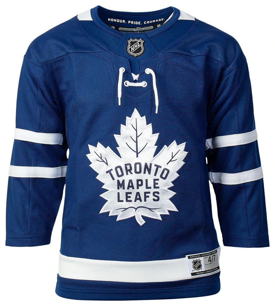 Outerstuff Maillot à domicile Maple Leafs Premier - Garçons, maternelle