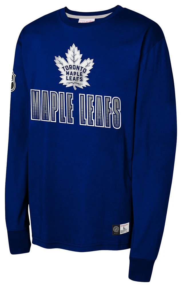 Mitchell & Ness Haut à manches longues Maple Leafs All Over - Garçons, Scolaire