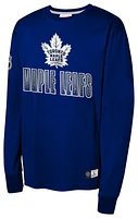 Mitchell & Ness Maple leafs All Over Long Sleeve Top  - Boys' Grade School