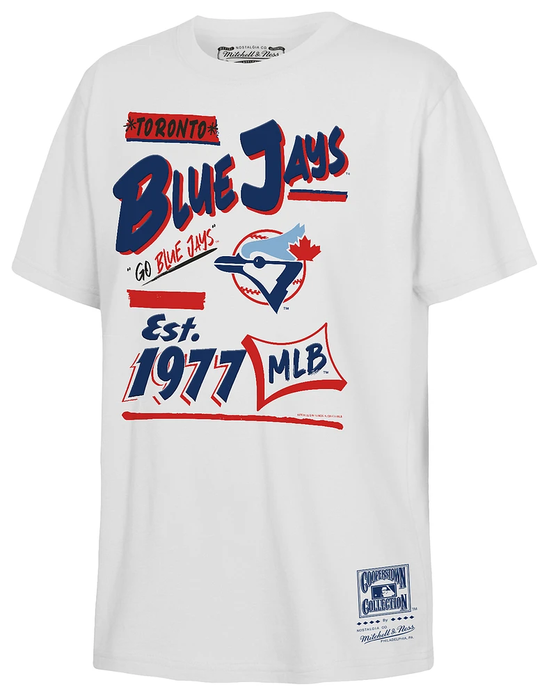 Mitchell & Ness T-shirt Blue Jays Hand Drawn - Garçons, Scolaire