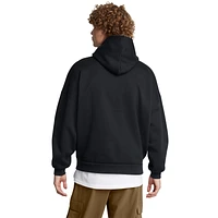 Under Armour Mens Icon Fleece Oversized Hoodie - Black/Black