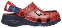 Crocs Boys Team Spider-Man All-Terrain Clogs - Boys' Grade School Shoes Navy/Red