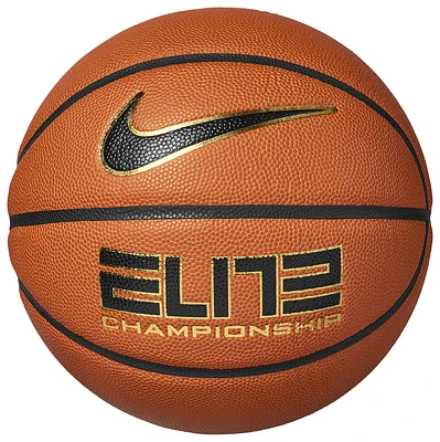 Nike Womens Nike Team Elite Championship 8P 2.0 Basketball NFHS - Womens Amber/Black/Metallic Gold