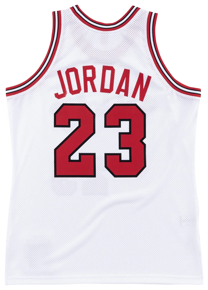 Mitchell & Ness Mens Michael Jordan Bulls Authentic Jersey - Red/White