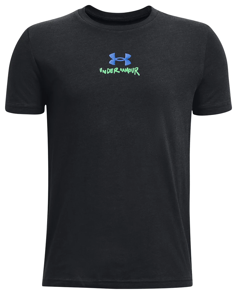 Under Armour Scribble Branded Short Sleeve T-Shirt  - Boys' Grade School