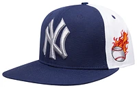 Pro Standard Pro Standard Yankees Chrome Wool Snapback - Adult Midnight Navy/Navy Size One Size