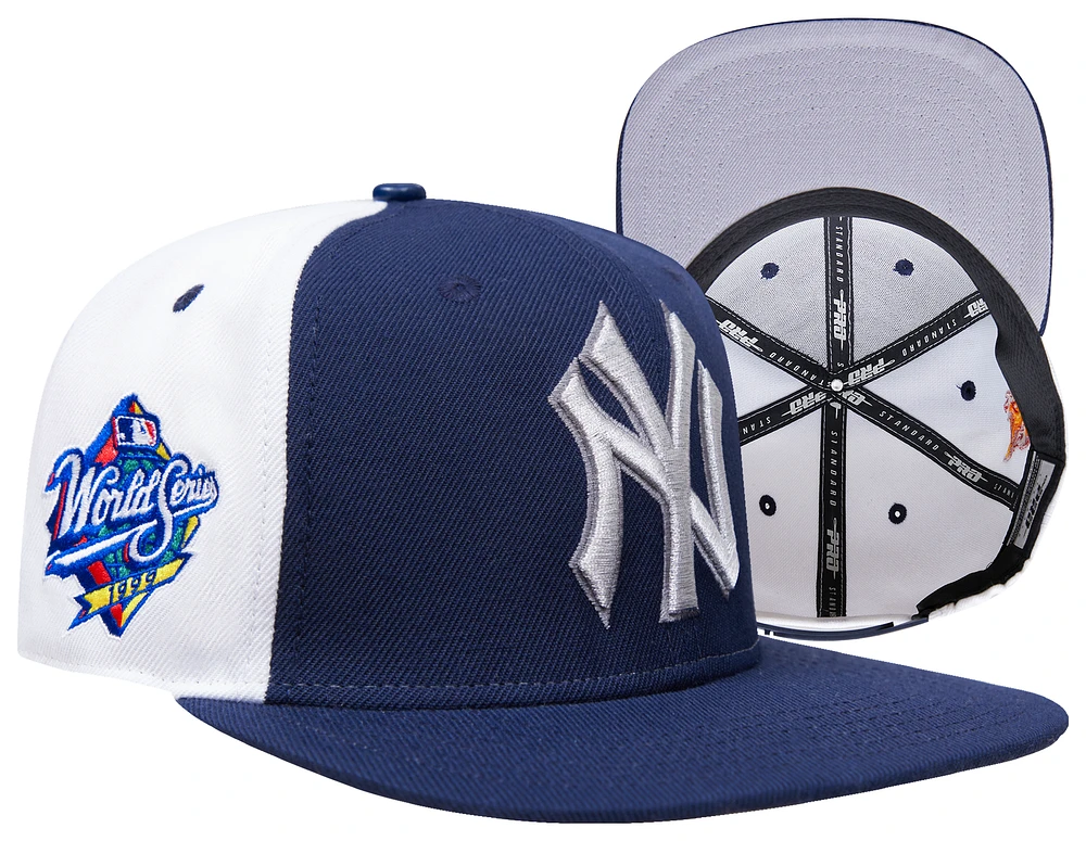 Pro Standard Pro Standard Yankees Chrome Wool Snapback - Adult Midnight Navy/Navy Size One Size