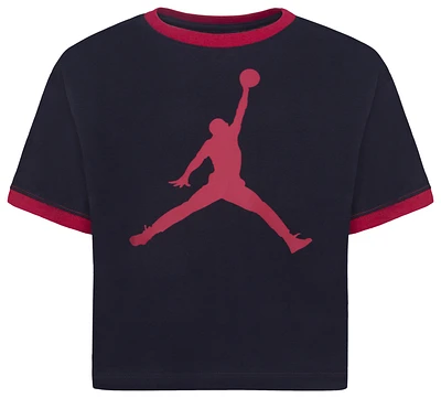 Jordan Essential Ringer T-Shirt  - Girls' Grade School