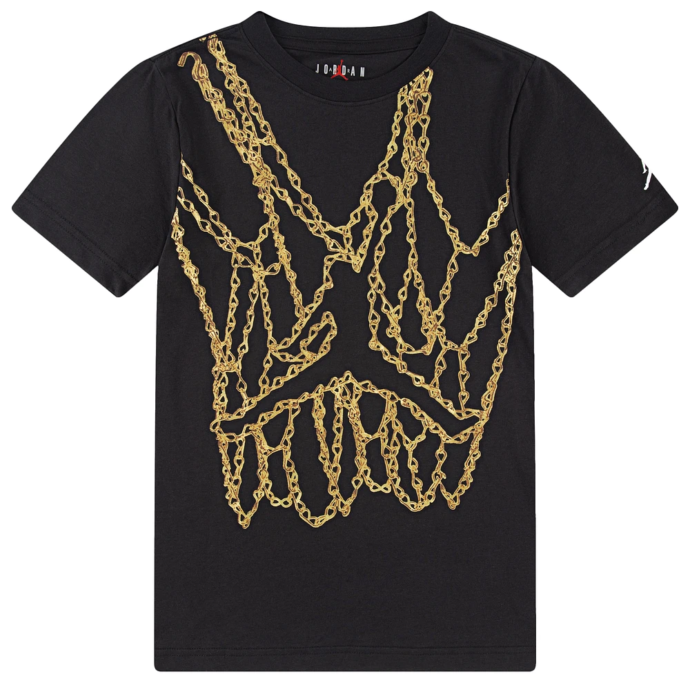 Jordan Jumpman Chain Short Sleeve Crew  - Boys' Grade School