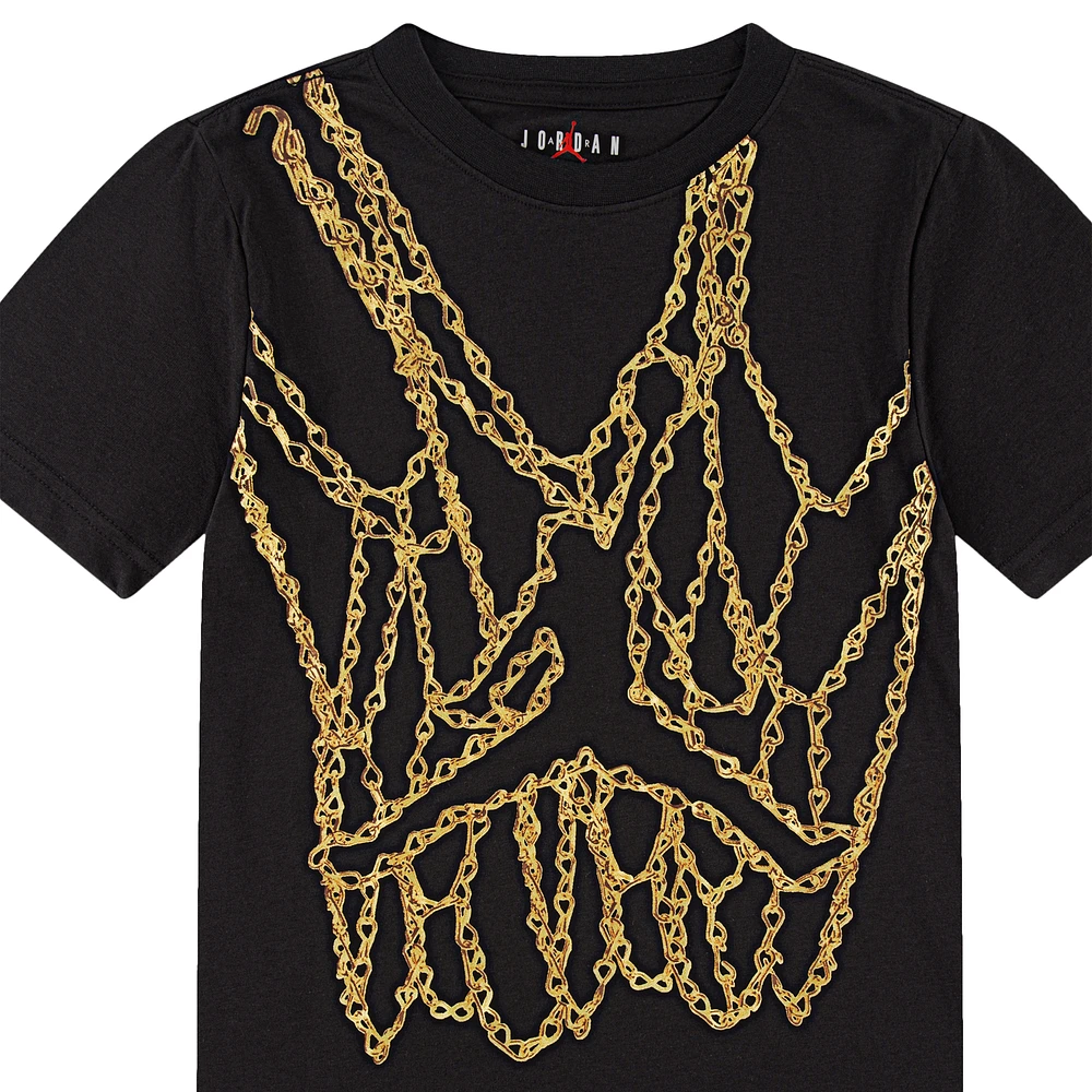 Jordan Jumpman Chain Short Sleeve Crew  - Boys' Grade School