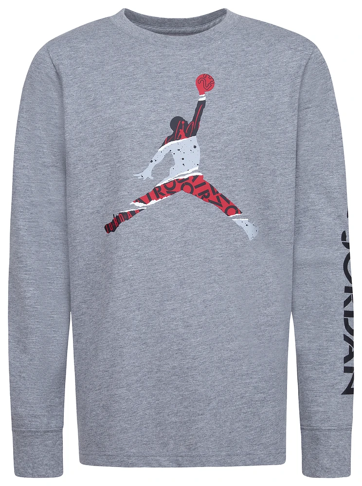 Jordan Jumpman Level Long Sleeve T-Shirt  - Boys' Preschool