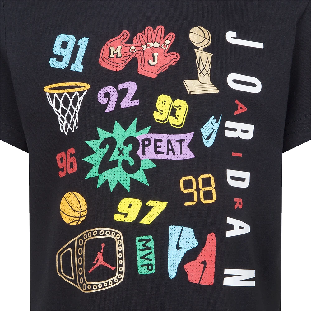 Jordan 2X3 Peat Short Sleeve T-Shirt  - Boys' Preschool