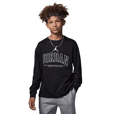 Jordan No Look Long Sleeve T-Shirt  - Boys' Grade School