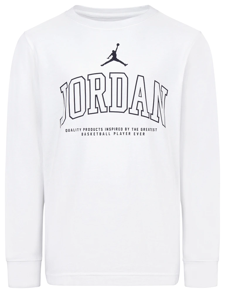 Jordan No Look Long Sleeve T-Shirt - Boys' Grade School