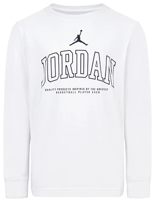 Jordan No Look Long Sleeve T-Shirt  - Boys' Grade School