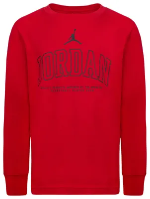 Jordan No Look Long Sleeve T-Shirt  - Boys' Grade School