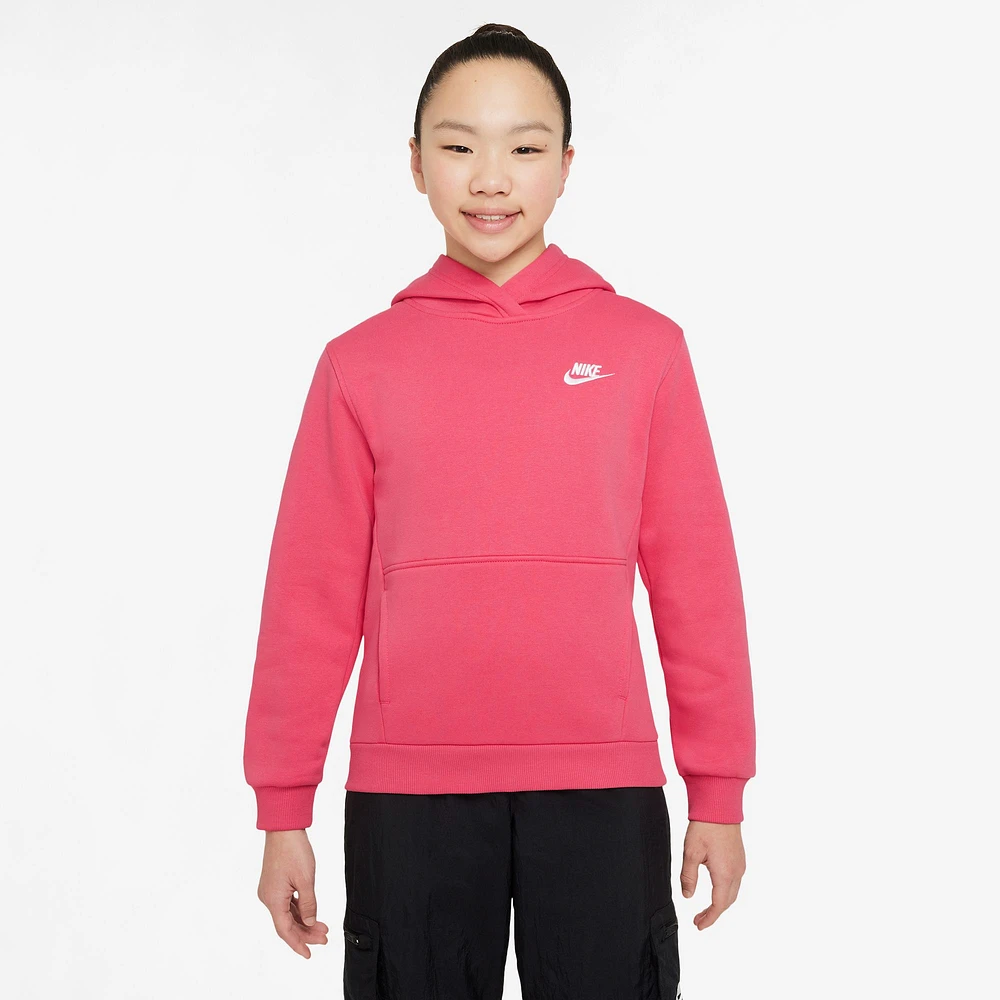 Nike NSW Club Fleece Hoodie  - Girls' Grade School