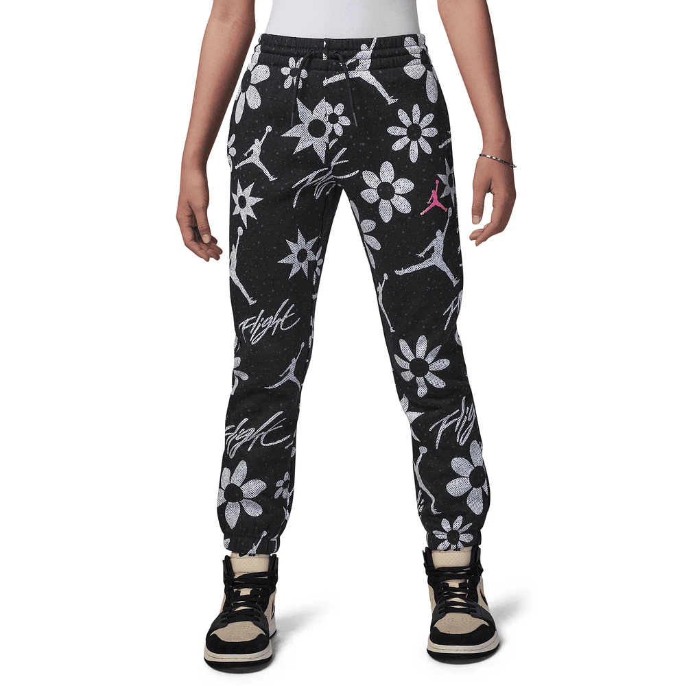 Jordan Floral Flight AOP Jogger  - Girls' Grade School