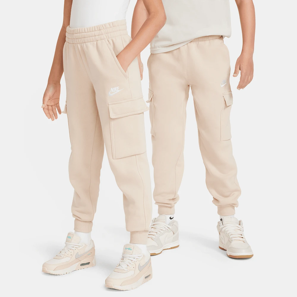 Nike NSW Club Fleece LBR Cargo Pants  - Boys' Grade School