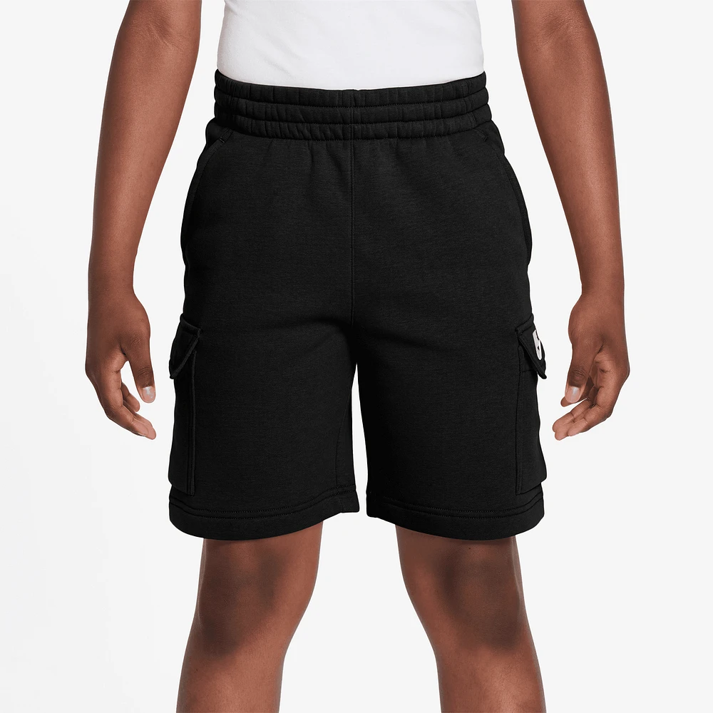 Nike NSW Club Fleece Cargo Shorts  - Boys' Grade School