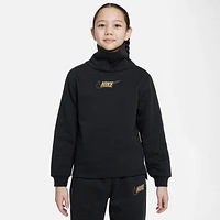 Nike Club Fleece Long Sleeve Top  - Girls' Grade School