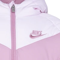 Nike Synthetic Fill HD Chevron Jacket  - Girls' Toddler
