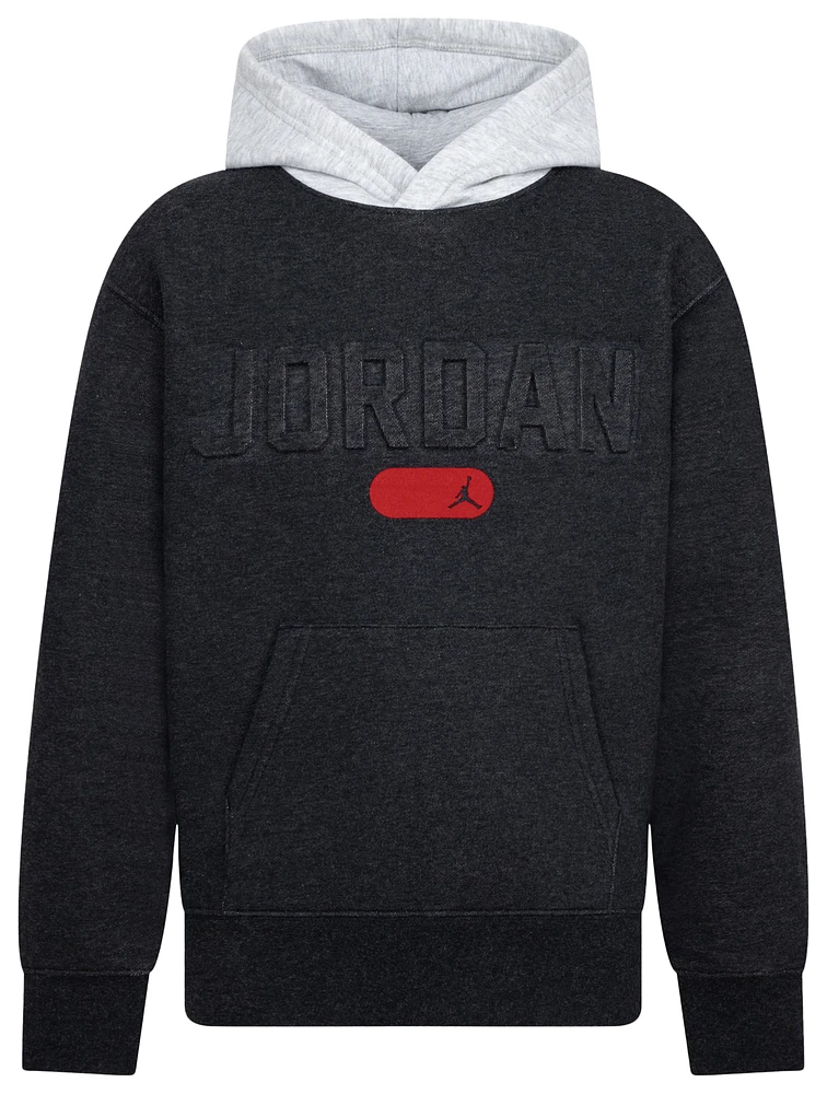 Jordan PE Heathered Pullover Hoodie  - Boys' Grade School