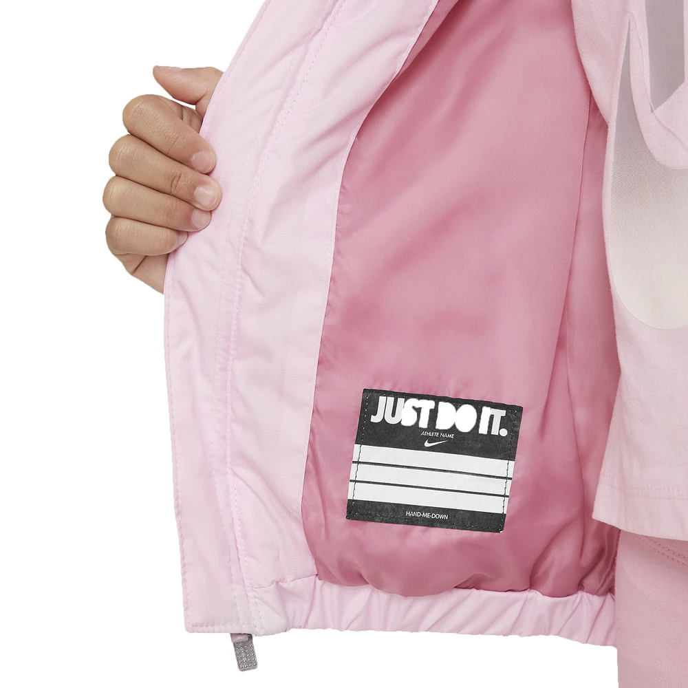 Nike Synthetic Fill HD Chevron Jacket  - Girls' Preschool