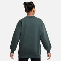 Nike Club Fleece OS Crew  - Girls' Grade School