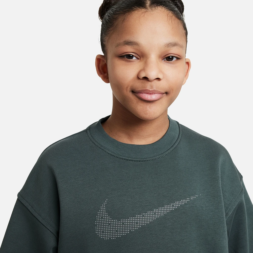 Nike Club Fleece OS Crew  - Girls' Grade School