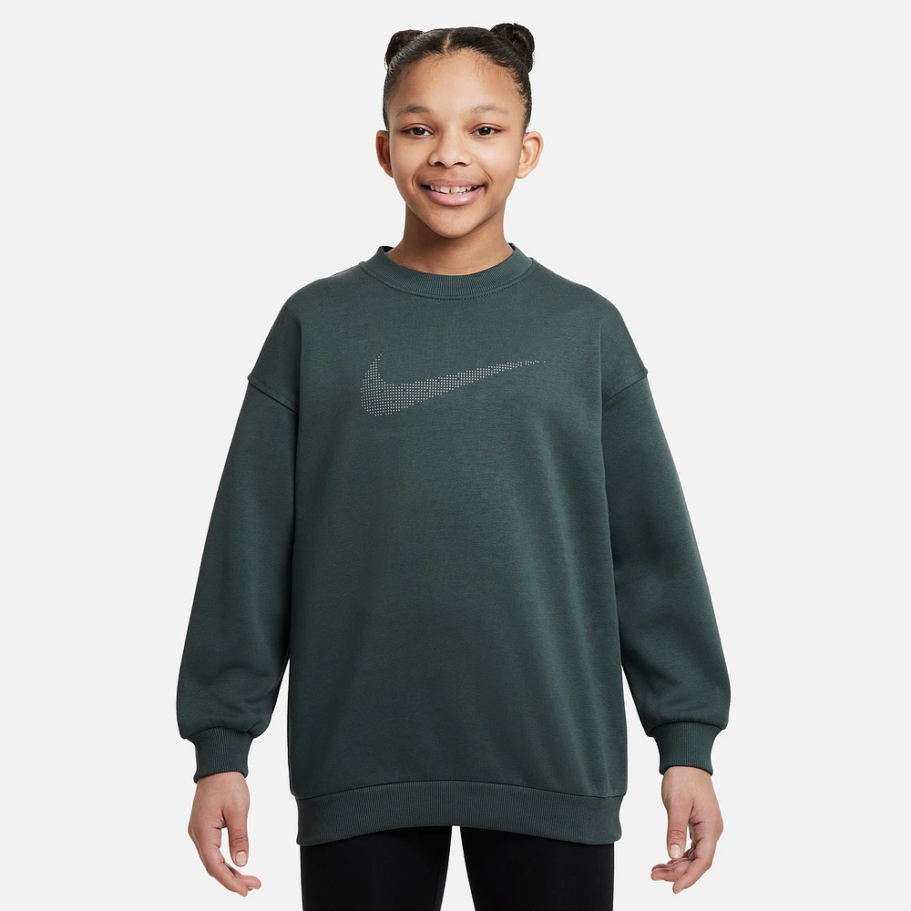 Nike Club Fleece OS Crew  - Girls' Grade School