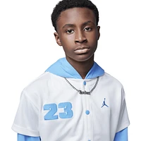 Jordan Hooded Jumpman Baseball Pullover  - Boys' Grade School