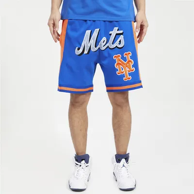 Pro Standard Mets Chrome Fleece Shorts - Men's